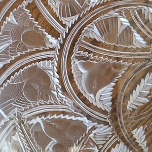 Lalique Pinsons crystal bowl